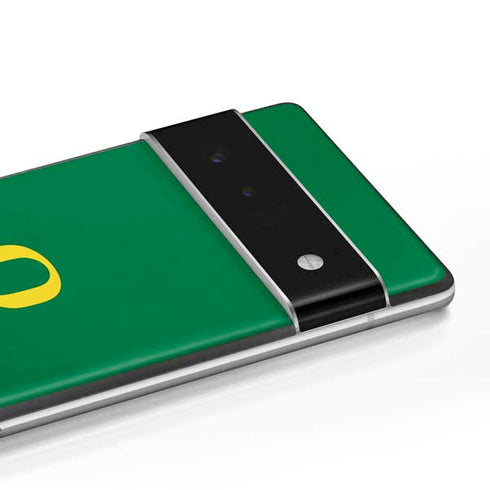 University of Oregon Yellow O with Text Google Pixel 6 Skin